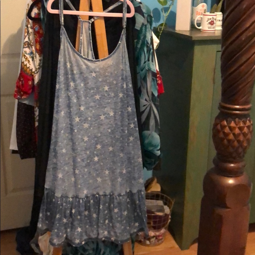 Ripcurl Blue & White Stars Dress